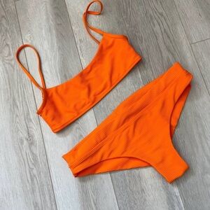 Frankie's Bikinis -  bralette/ cheeky boy shorts